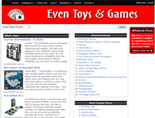 Tablet Screenshot of eventoysandgames.com.au